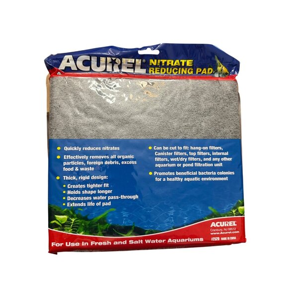 Acurel Nitrate Reducing Pad Aquarium Fish Filter Foam Media Cut to Fit 10 x 18 - Picture 1 of 5